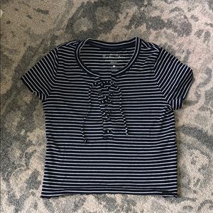 Hollister must have collection striped shirt